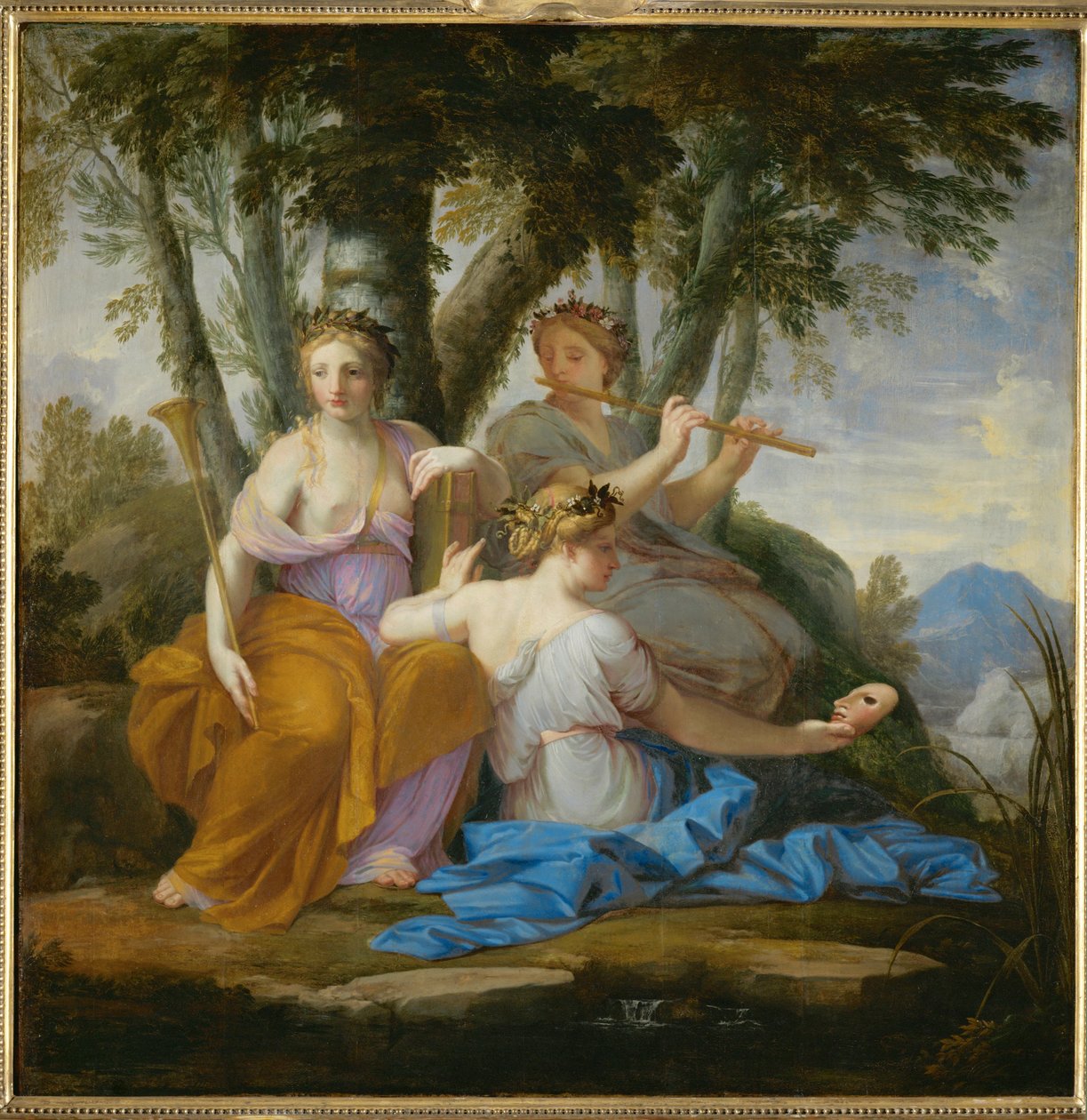 Clio、Euterpe et Thalia - 缪斯女神 Clio、Euterpe 和 Thalia ... 作者 Le Sueur的Eustache（工作室）