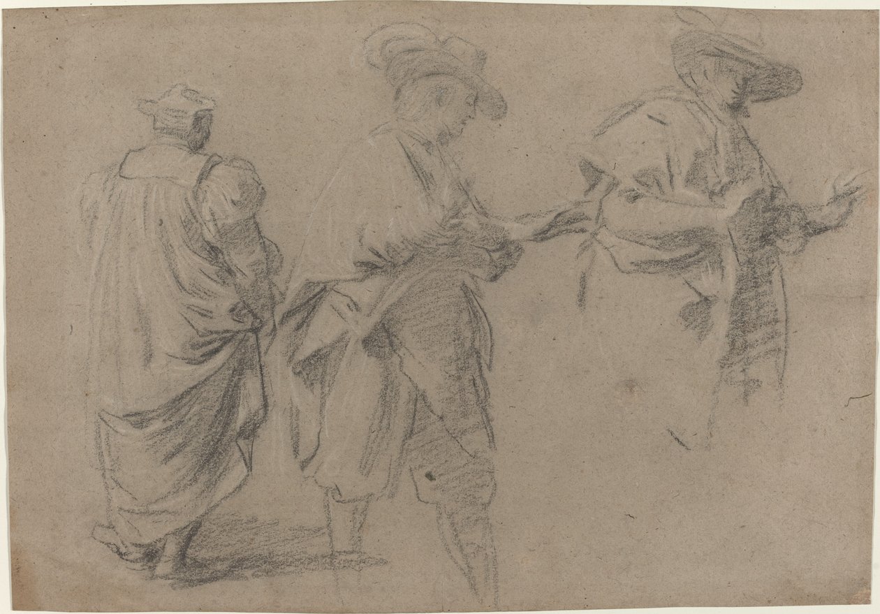 一位法官和两位绅士的律师 作者 Eustache Le Sueur