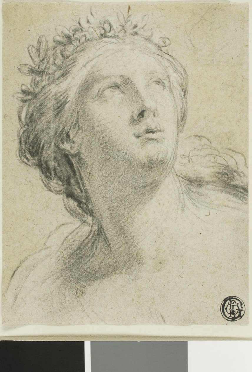 妇女头像 作者 Eustache Le Sueur