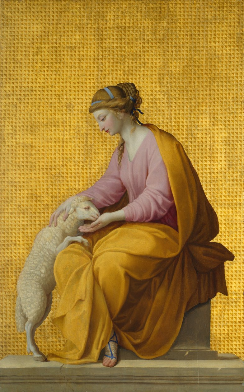 温顺 作者 Eustache Le Sueur