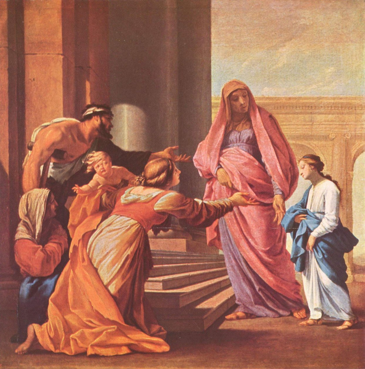 圣母进殿 作者 Eustache Le Sueur
