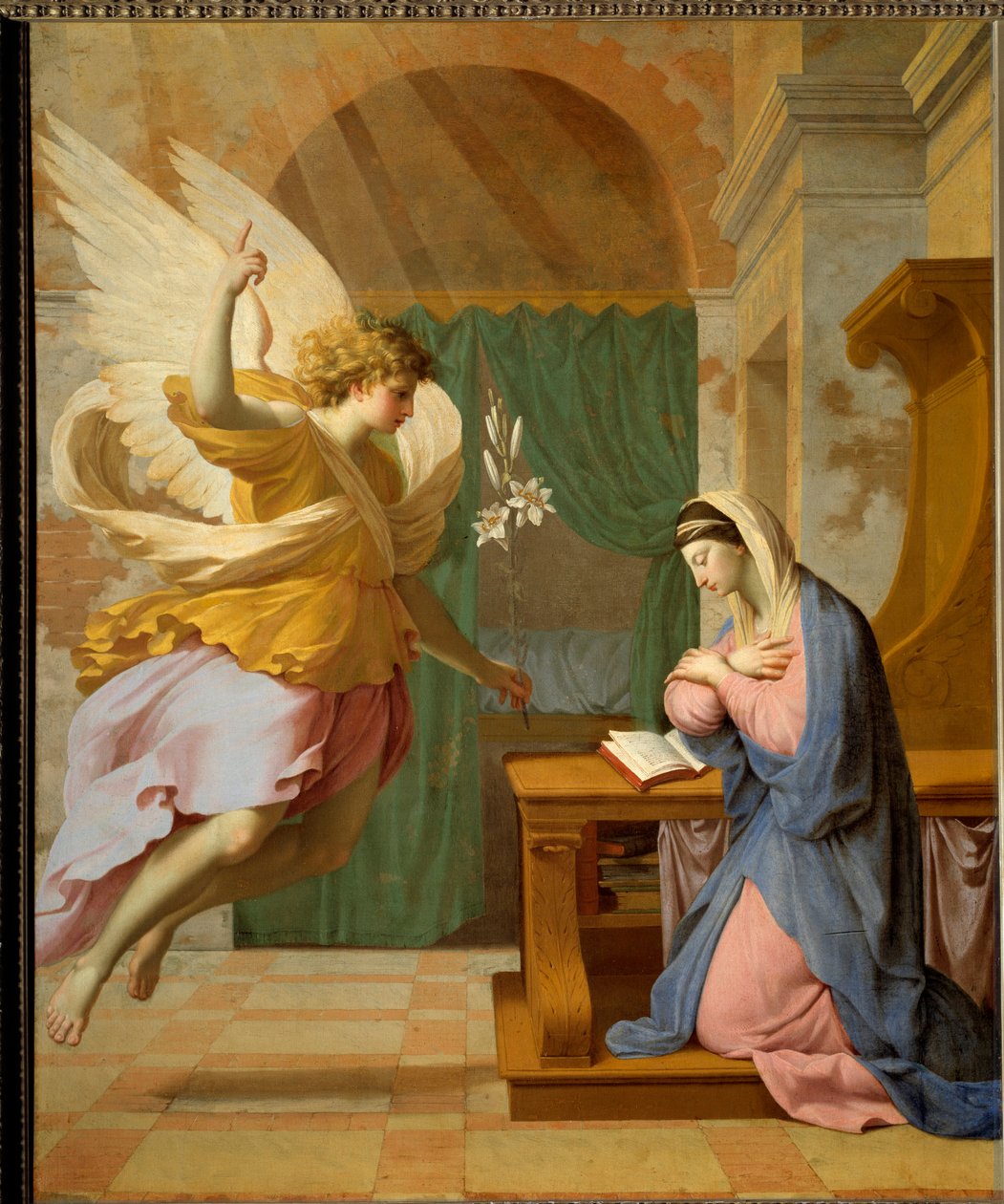 The Annunciation 作者 Eustache Le Sueur