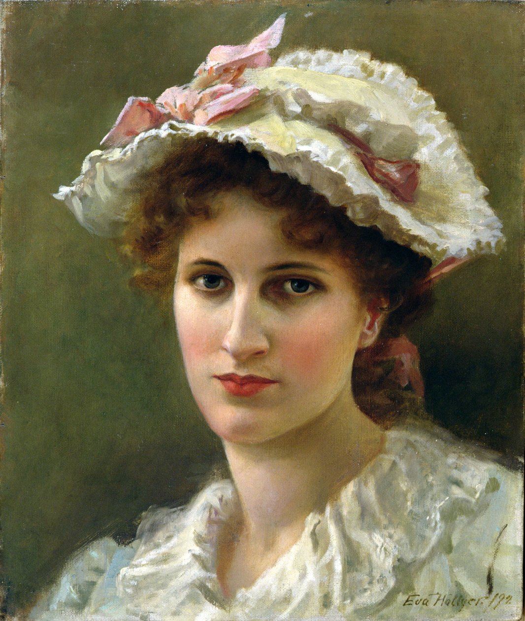 英国玫瑰，1892年 作者 伊娃·霍利尔（Eva Hollyer）