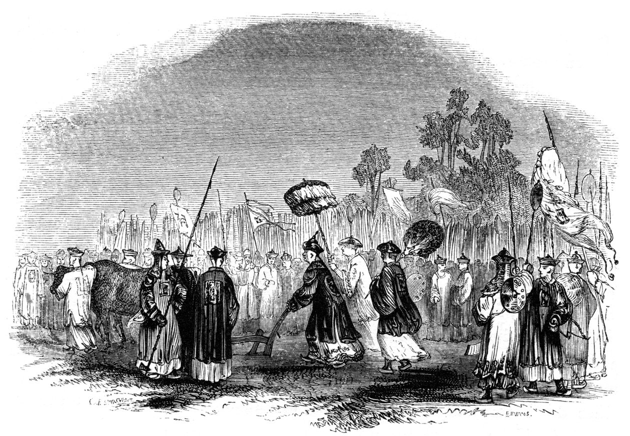 每年的春节，1847年 作者 埃文斯