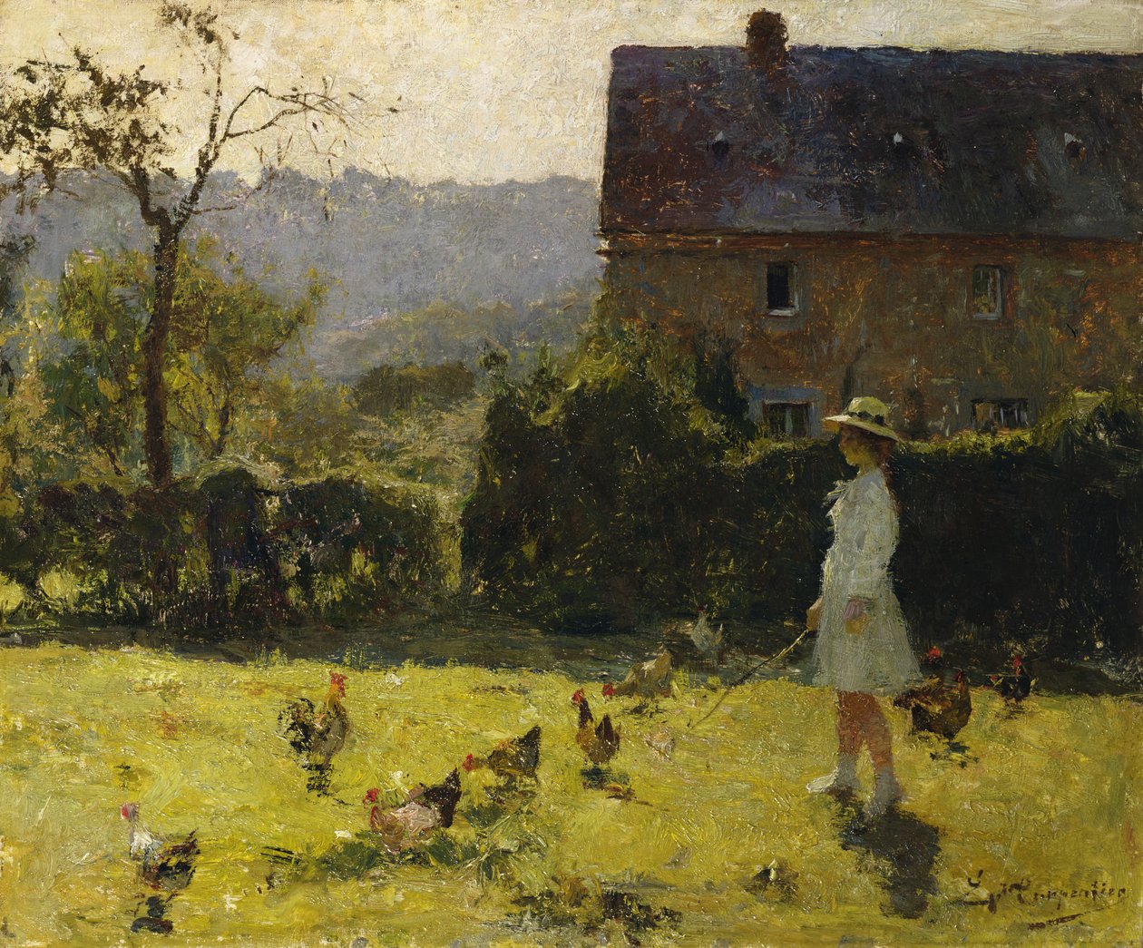由农舍 作者 Evariste Carpentier
