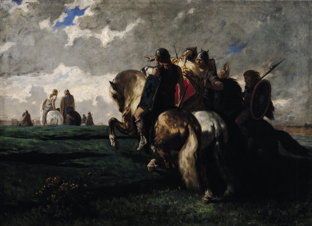 罗马之前的野蛮人 作者 Evariste Vital Luminais