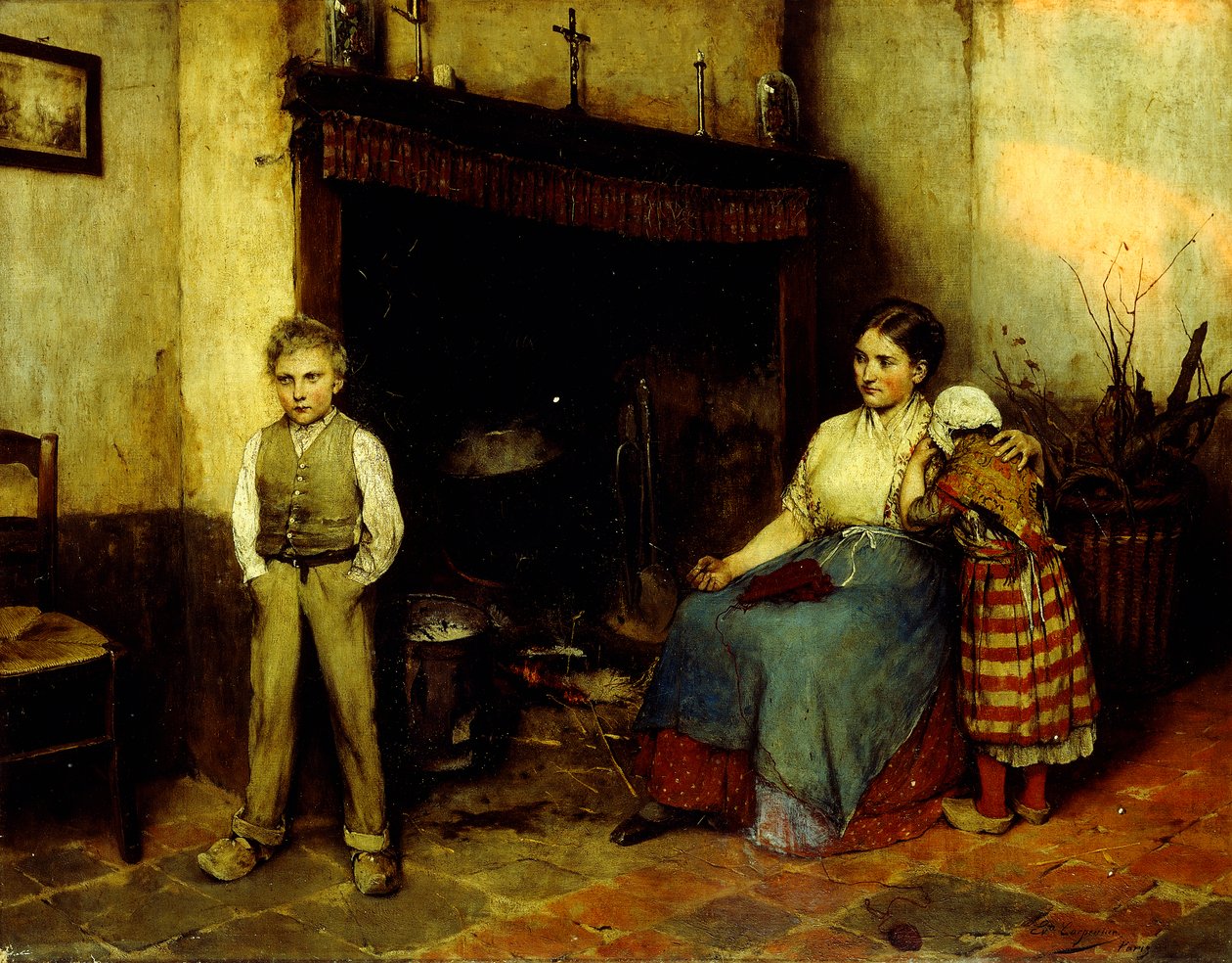 麻烦酿造，1883年 作者 Evariste Carpentier