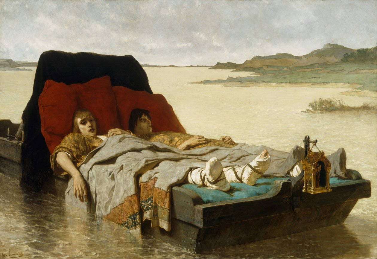 克洛维斯二世的儿子，1880年 作者 Evariste Vital Luminais