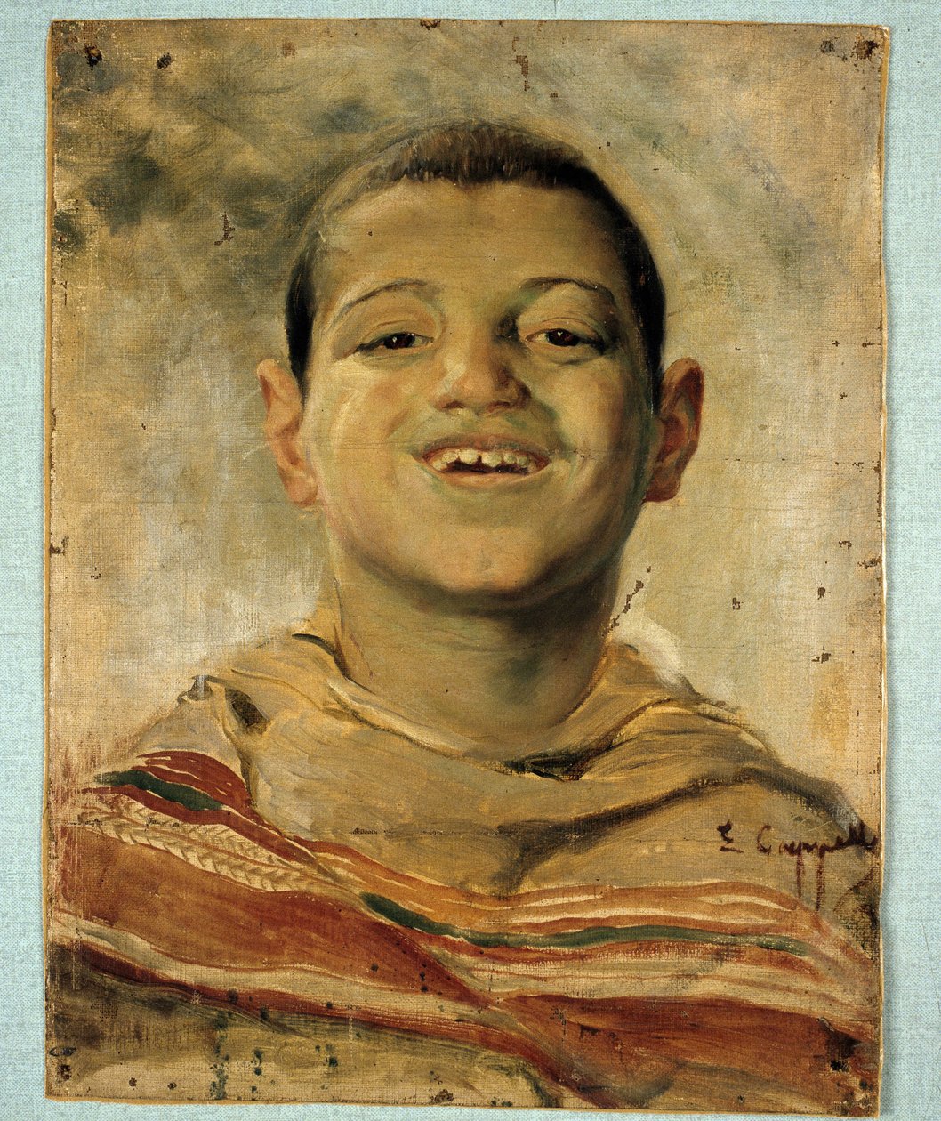 小暴徒（布面油画） 作者 Evaristo Cappelli