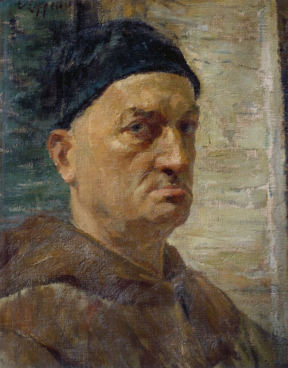 自画像（布面油画） 作者 Evaristo Cappelli