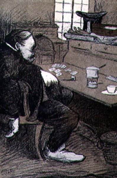 工作（Le Travail），由J.G.R.雕刻，出自《L