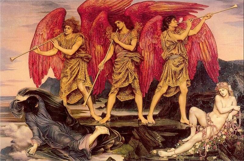 黎明又名triumphans黎明 作者 伊夫林·德·摩根（Evelyn De Morgan）