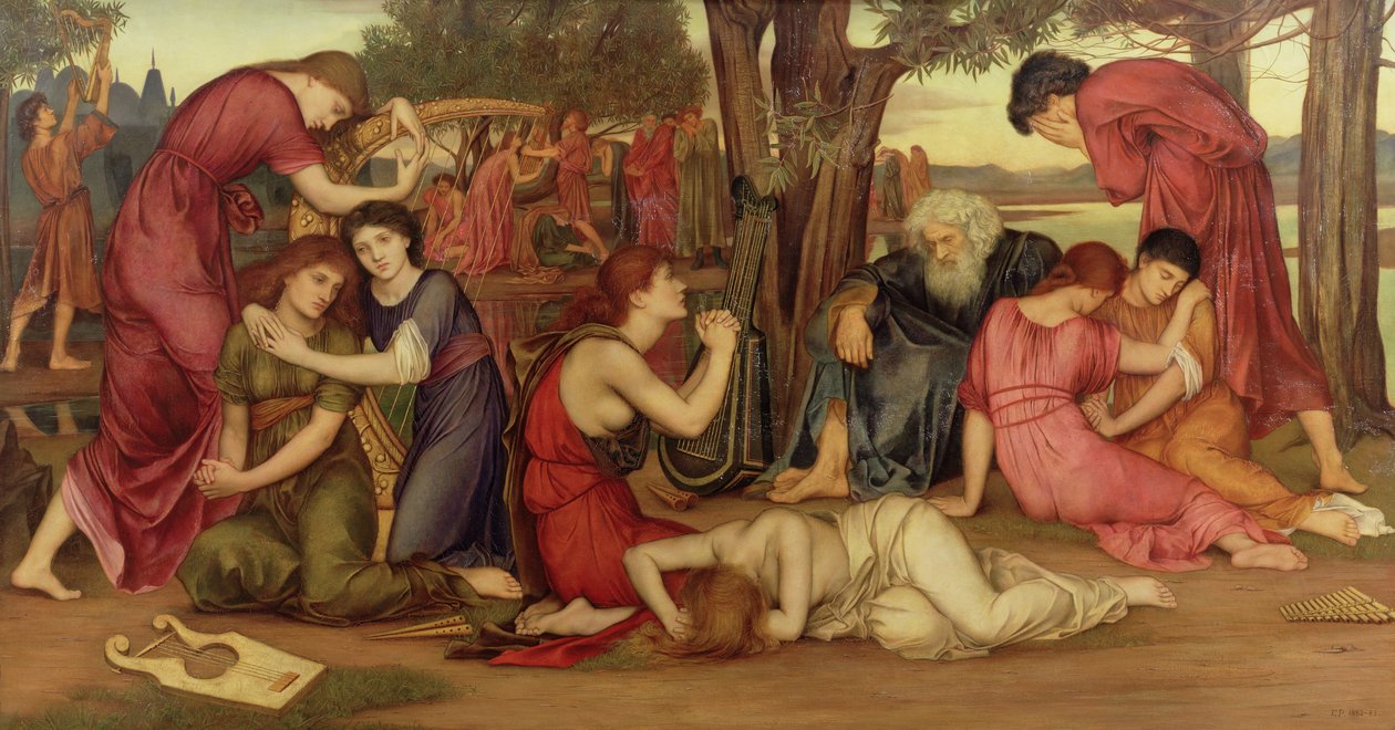 由巴比伦水域，1882年至1883年 作者 伊夫林·德·摩根（Evelyn De Morgan）