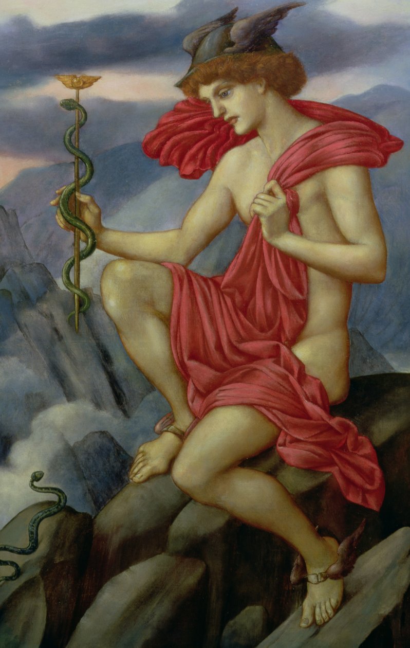 汞 作者 伊夫林·德·摩根（Evelyn De Morgan）