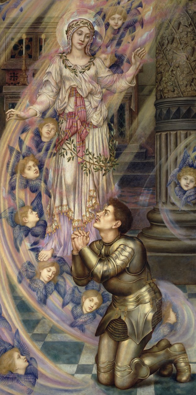 我们的和平女士，1907年 作者 伊夫林·德·摩根（Evelyn De Morgan）