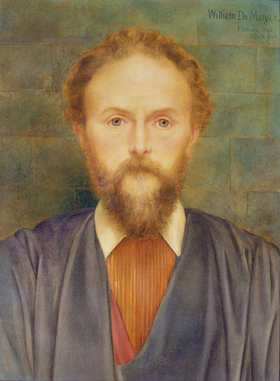 William de Morgan的肖像，1893年 作者 伊夫林·德·摩根（Evelyn De Morgan）