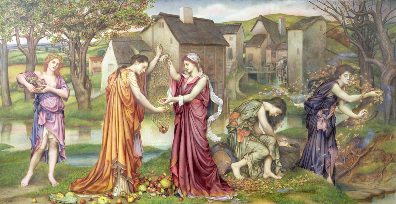 1905年秋天的节奏 作者 伊夫林·德·摩根（Evelyn De Morgan）