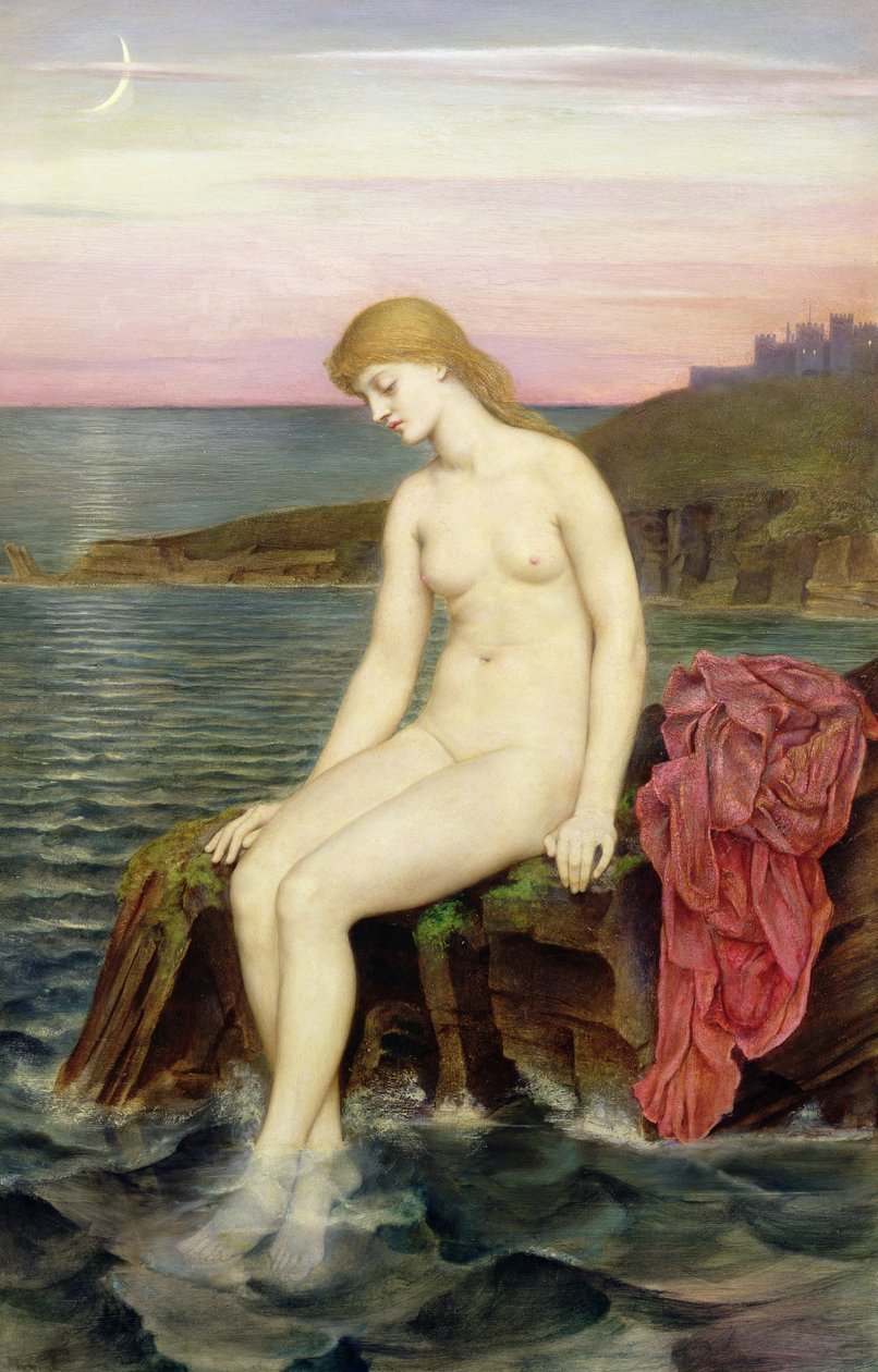 小海女仆 作者 伊夫林·德·摩根（Evelyn De Morgan）