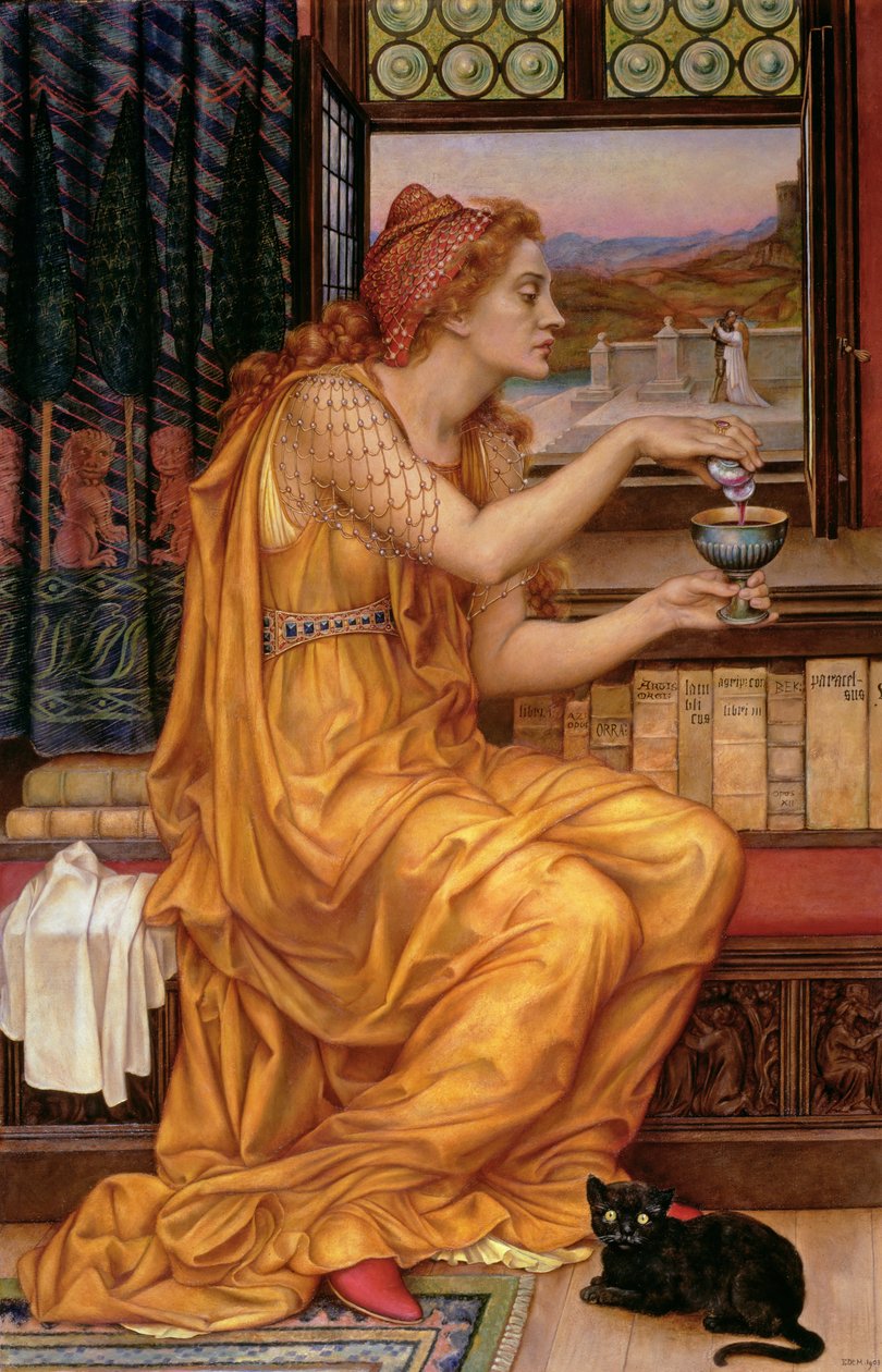 爱情药水，1903年 作者 伊夫林·德·摩根（Evelyn De Morgan）