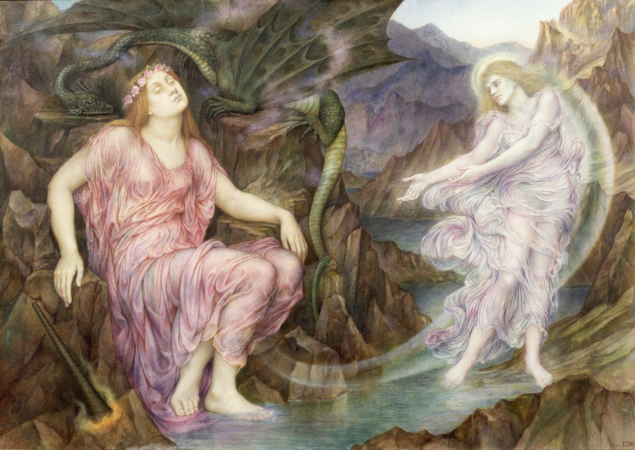 死亡灵魂的传递 作者 伊夫林·德·摩根（Evelyn De Morgan）