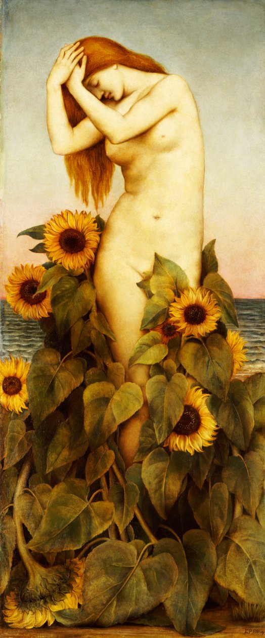 克莱蒂（Clytie），1886-87年 作者 伊夫林·德·摩根（Evelyn De Morgan）