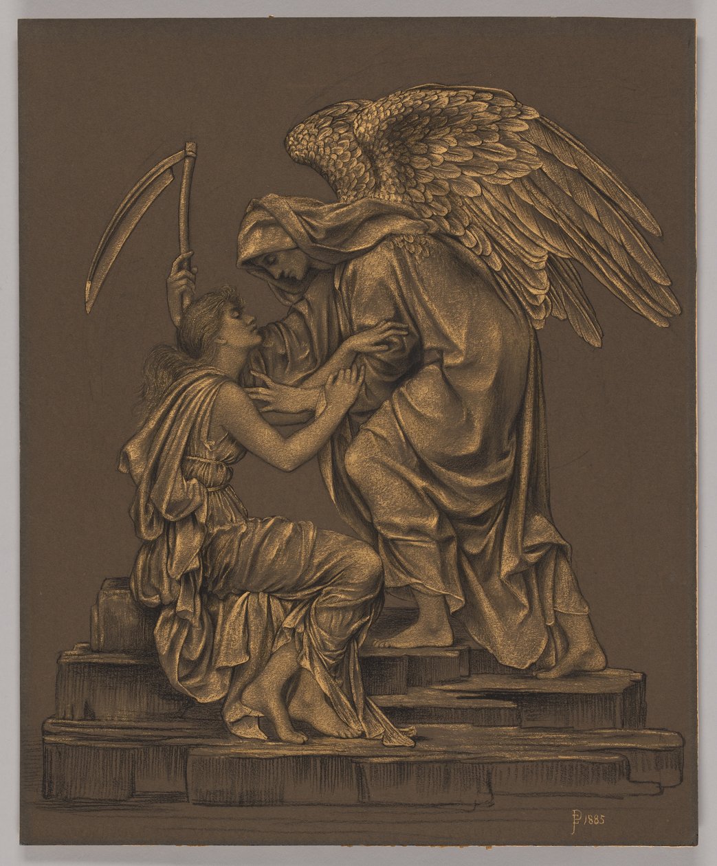 死亡天使 作者 伊夫林·德·摩根（Evelyn De Morgan）