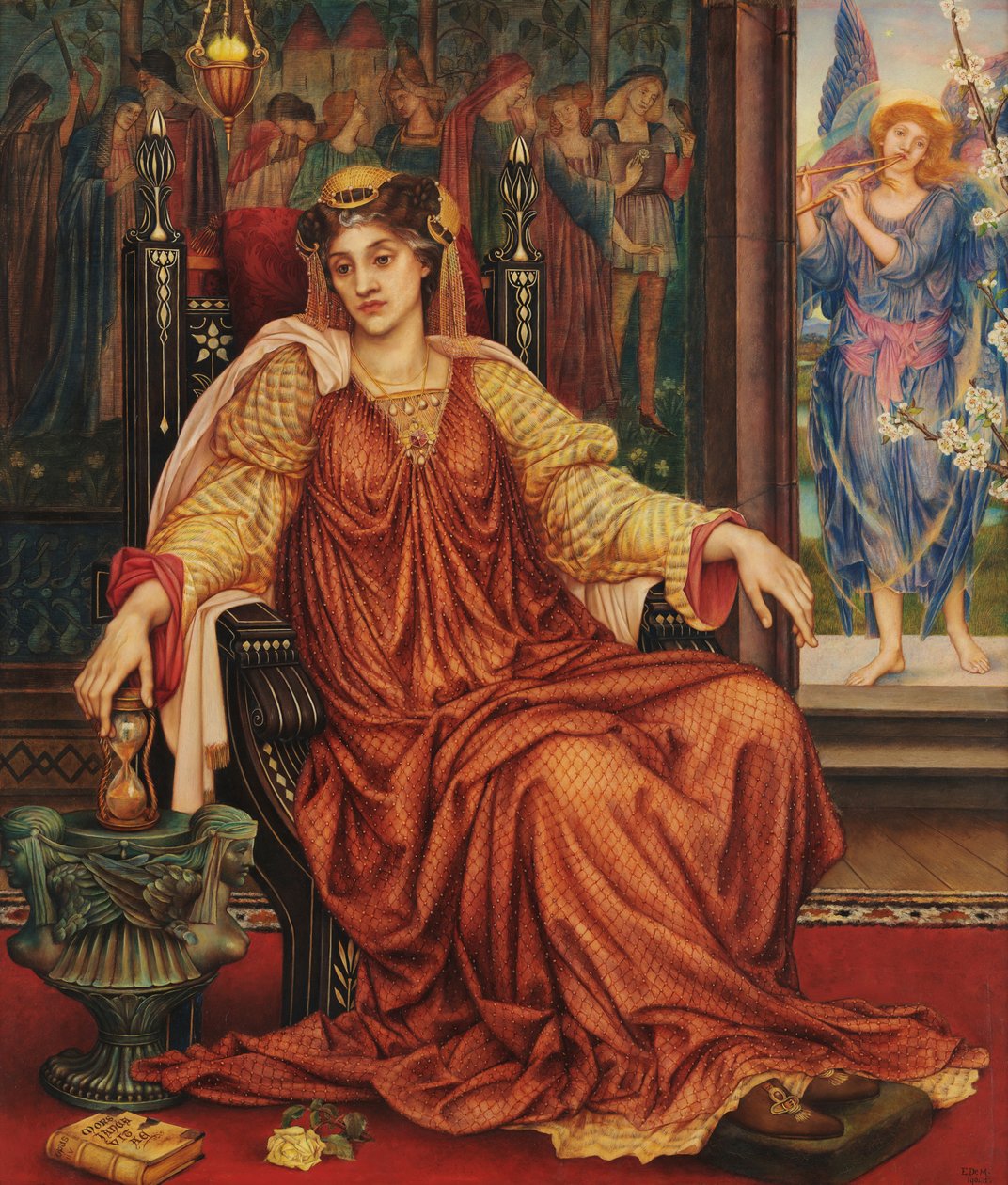 小时玻璃 作者 伊夫林·德·摩根（Evelyn De Morgan）