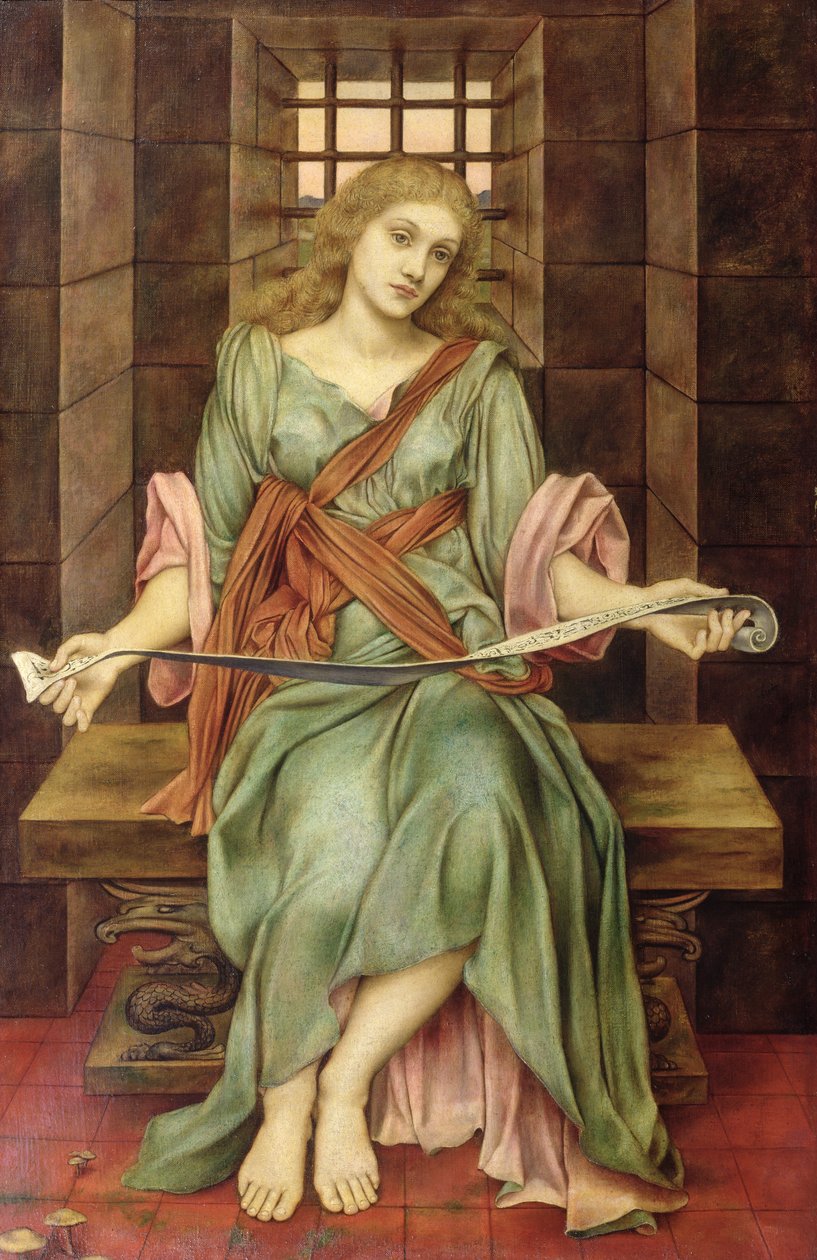 灵魂的监狱之家，1888年 作者 伊夫林·德·摩根（Evelyn De Morgan）