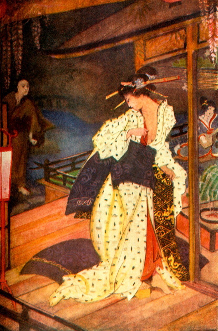 Kiyo和牧师》，1912年。 作者 伊芙琳·保罗