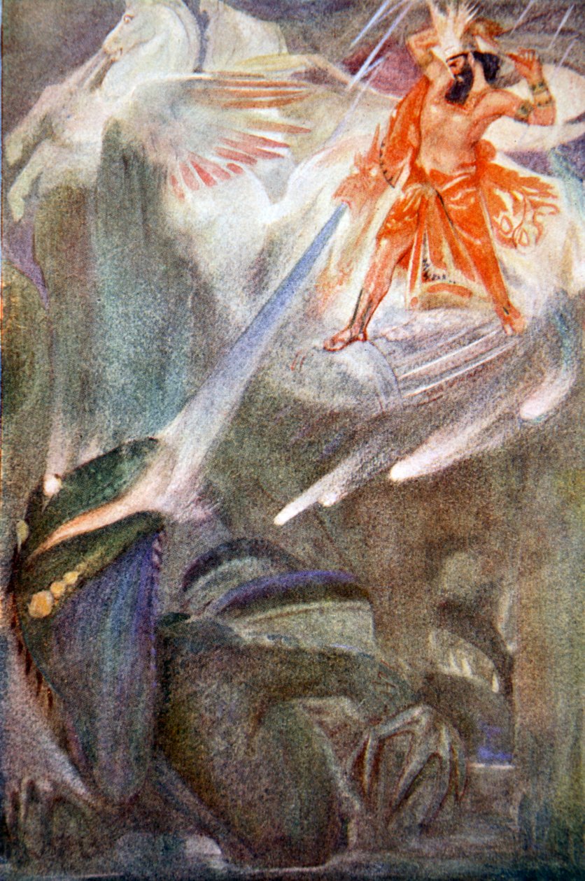 "他看了很有力量"，1916年。   作者 伊芙琳·保罗