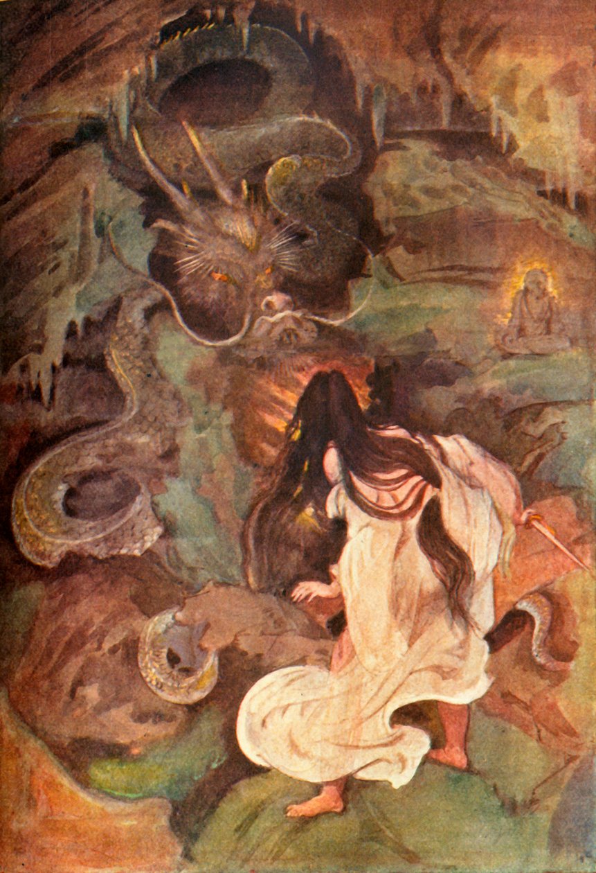 东洋和海蛇》，1912年。 作者 伊芙琳·保罗