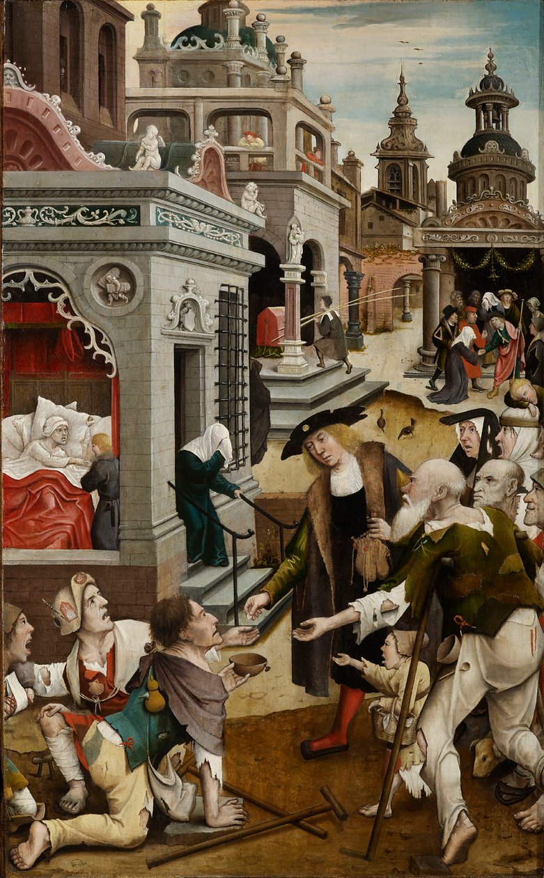 圣罗克的生活场景，1517年。 作者 埃弗拉尔·奥利