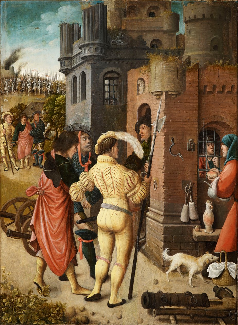 圣罗克的生活场景，1517年。 作者 埃弗拉尔·奥利