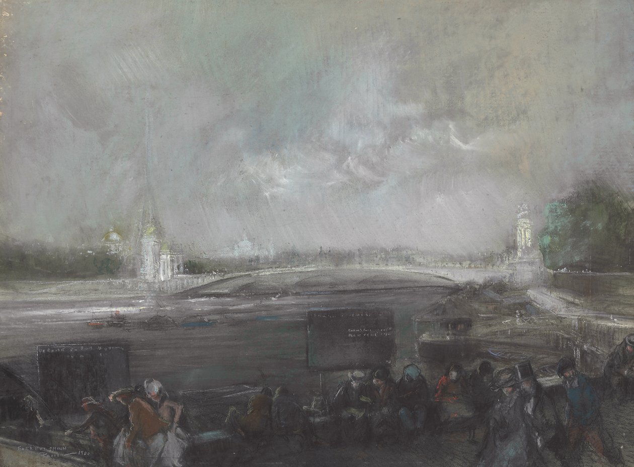 亚历山大桥，巴黎 作者 Everett Shinn
