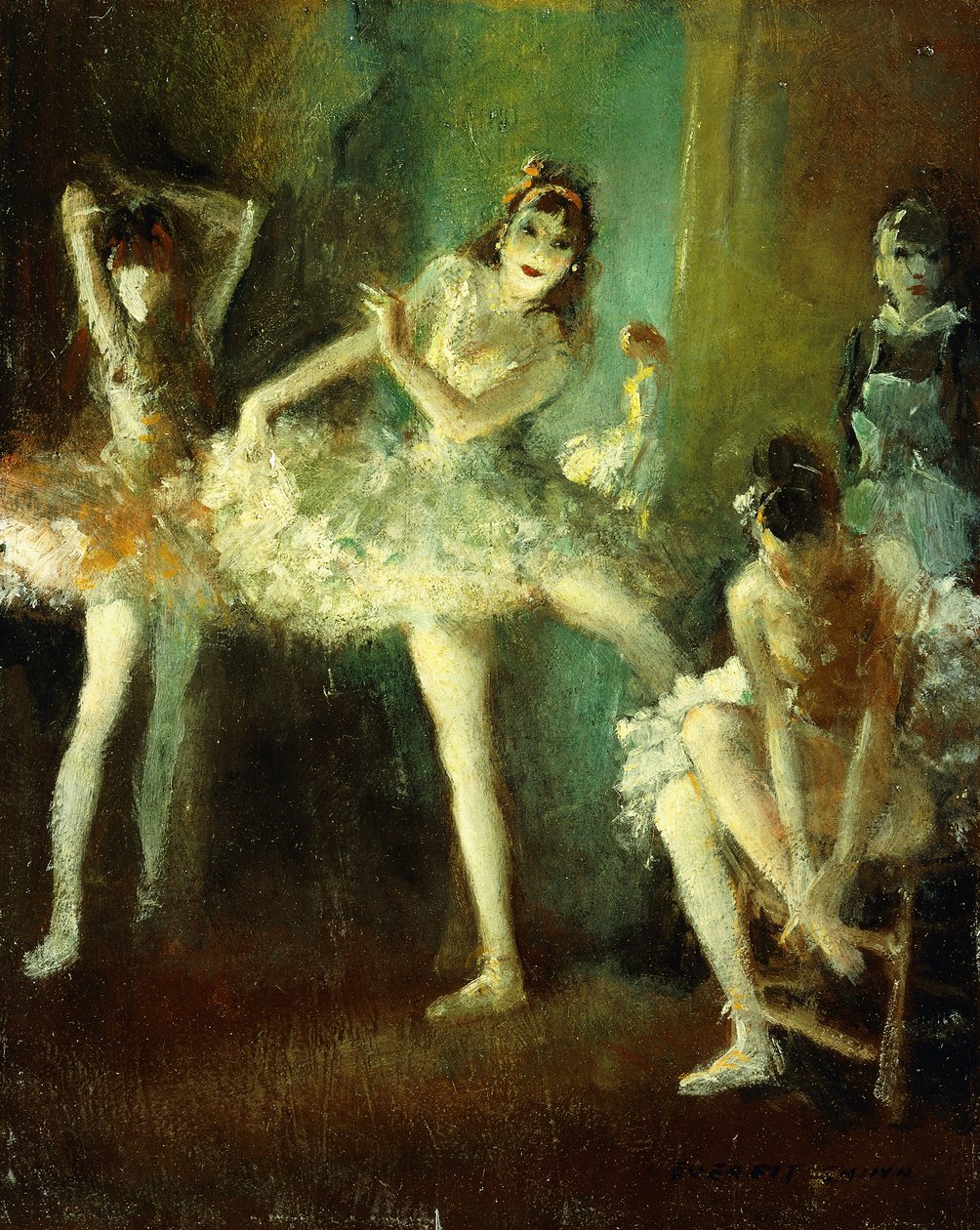 芭蕾女孩 作者 Everett Shinn