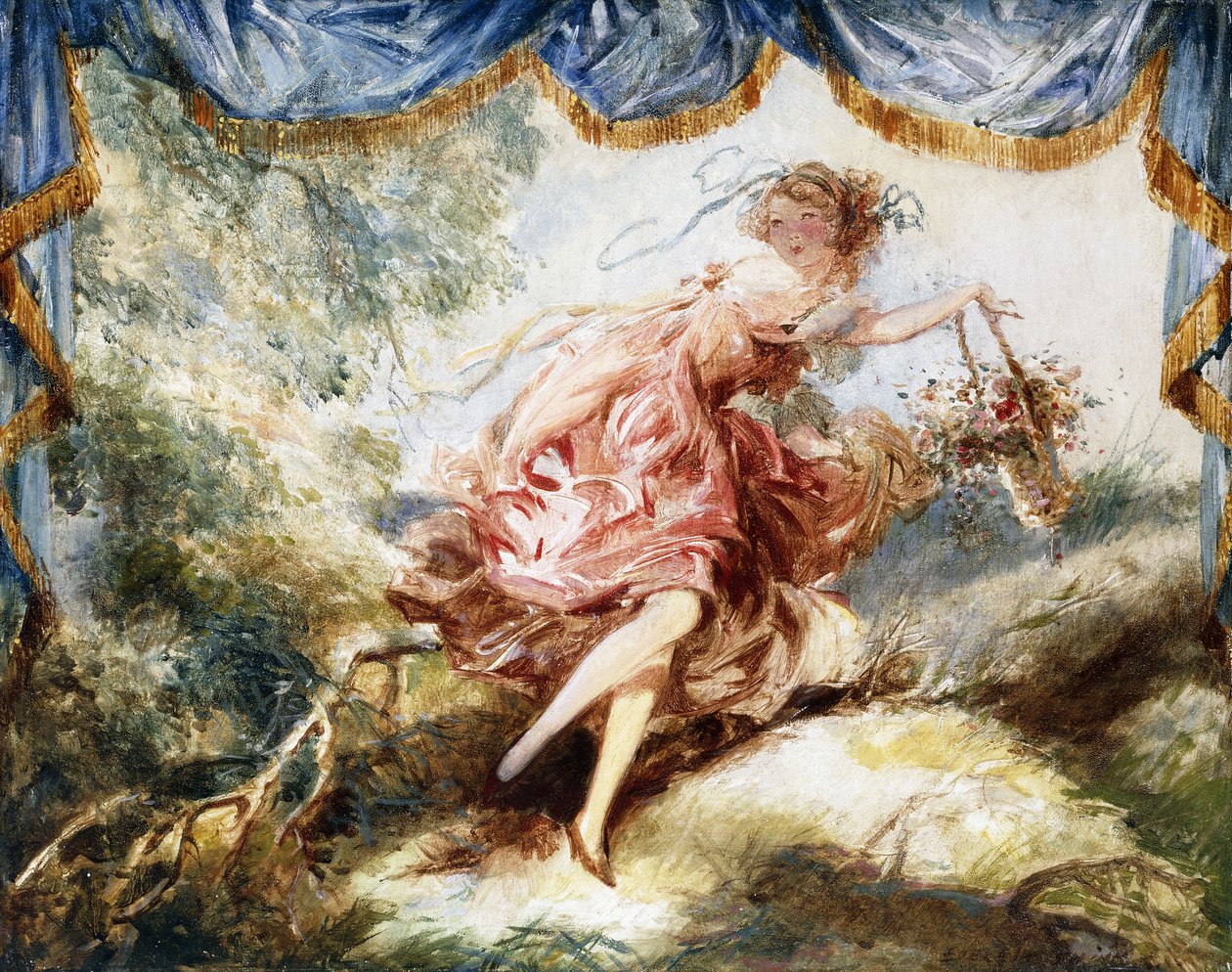 法国少女 作者 Everett Shinn