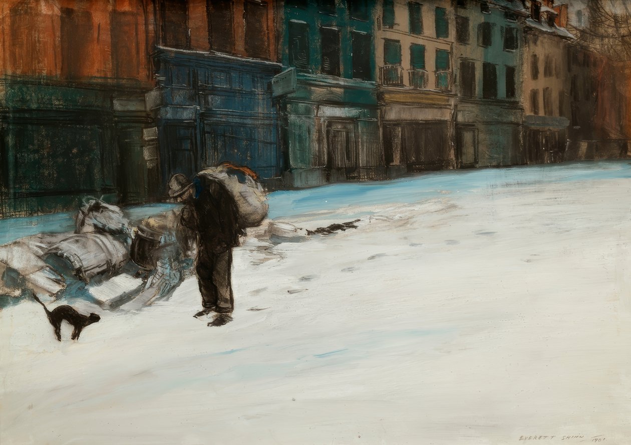 La ville fatiguée（早安，巴黎） 作者 Everett Shinn