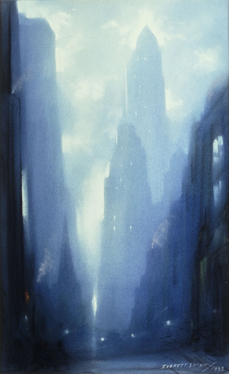 夜色中的纽约 作者 Everett Shinn
