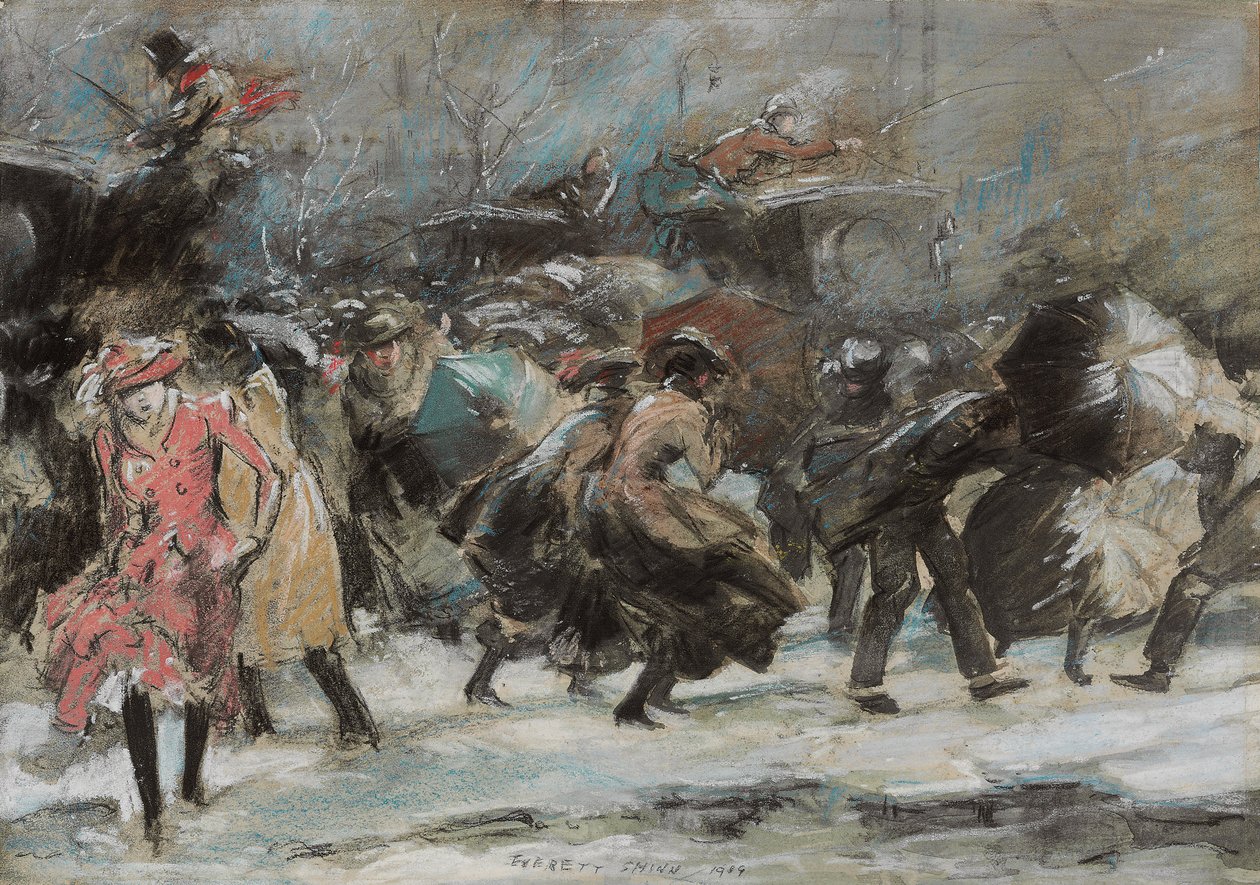暴风雪百老汇 作者 Everett Shinn