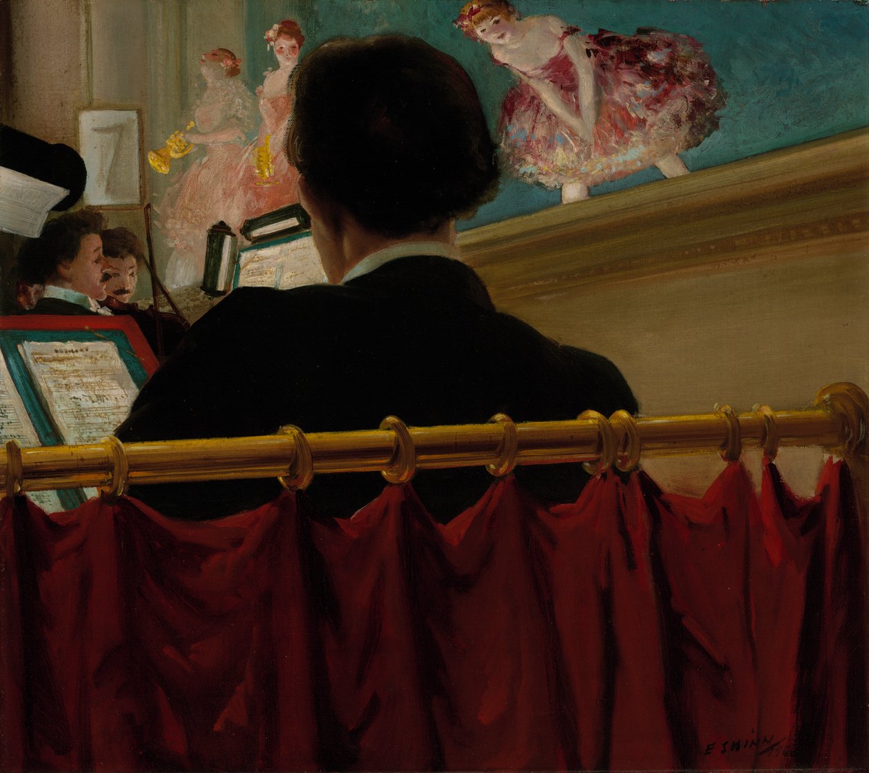 老普罗克特管弦乐坑 作者 Everett Shinn