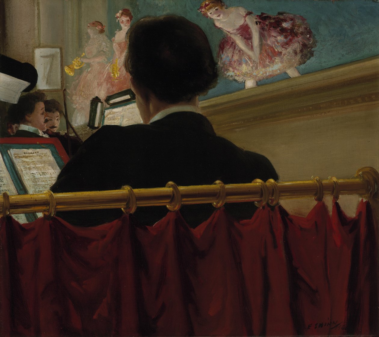 老普罗克特第五大道剧院管弦乐池 作者 Everett Shinn