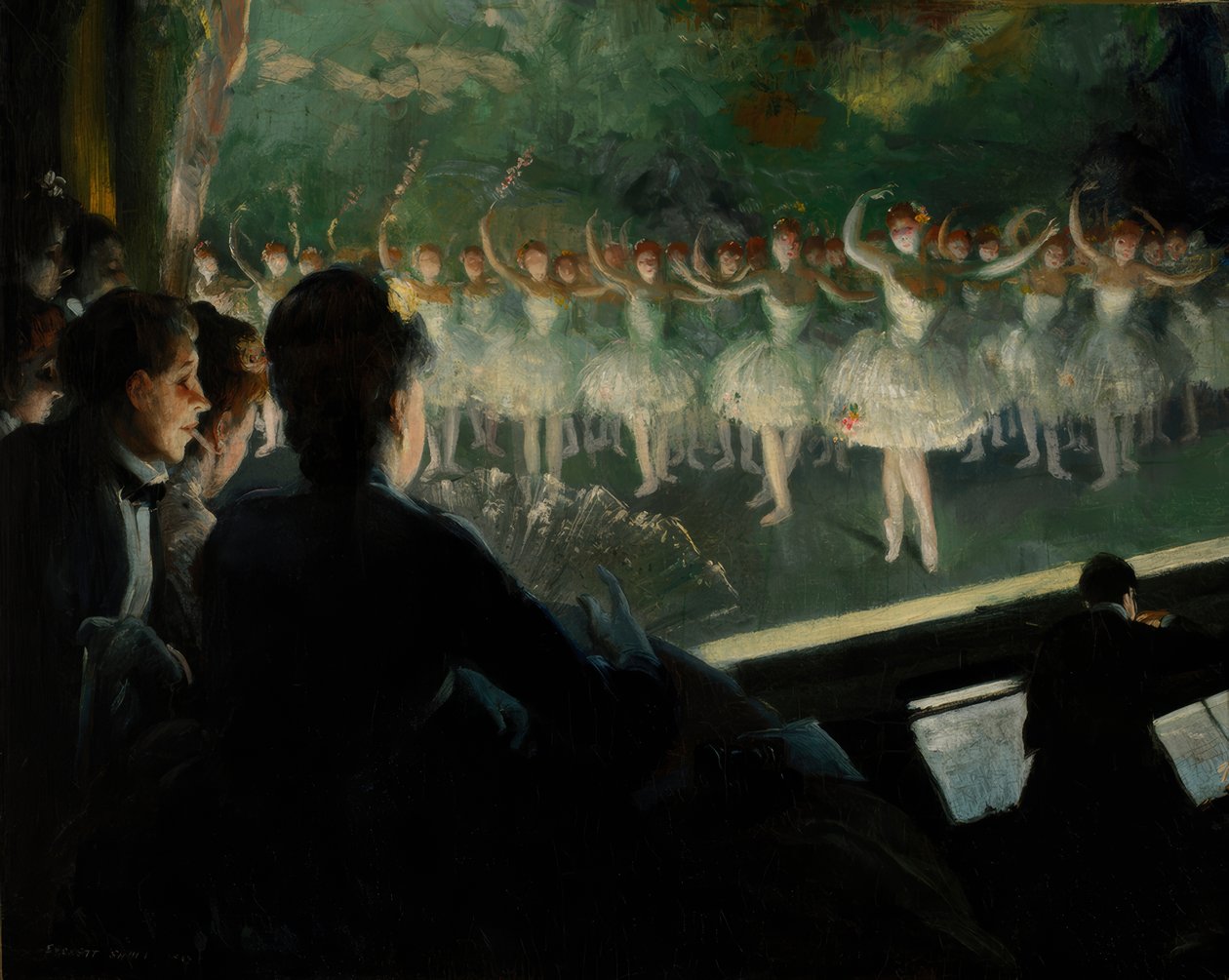 白色芭蕾 作者 Everett Shinn