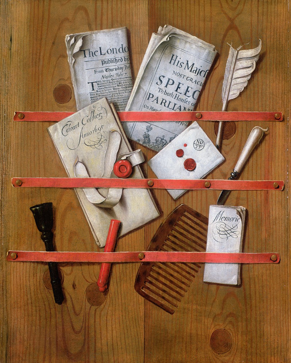 Trompe l&39;Oeil，1702 作者 Evert项链