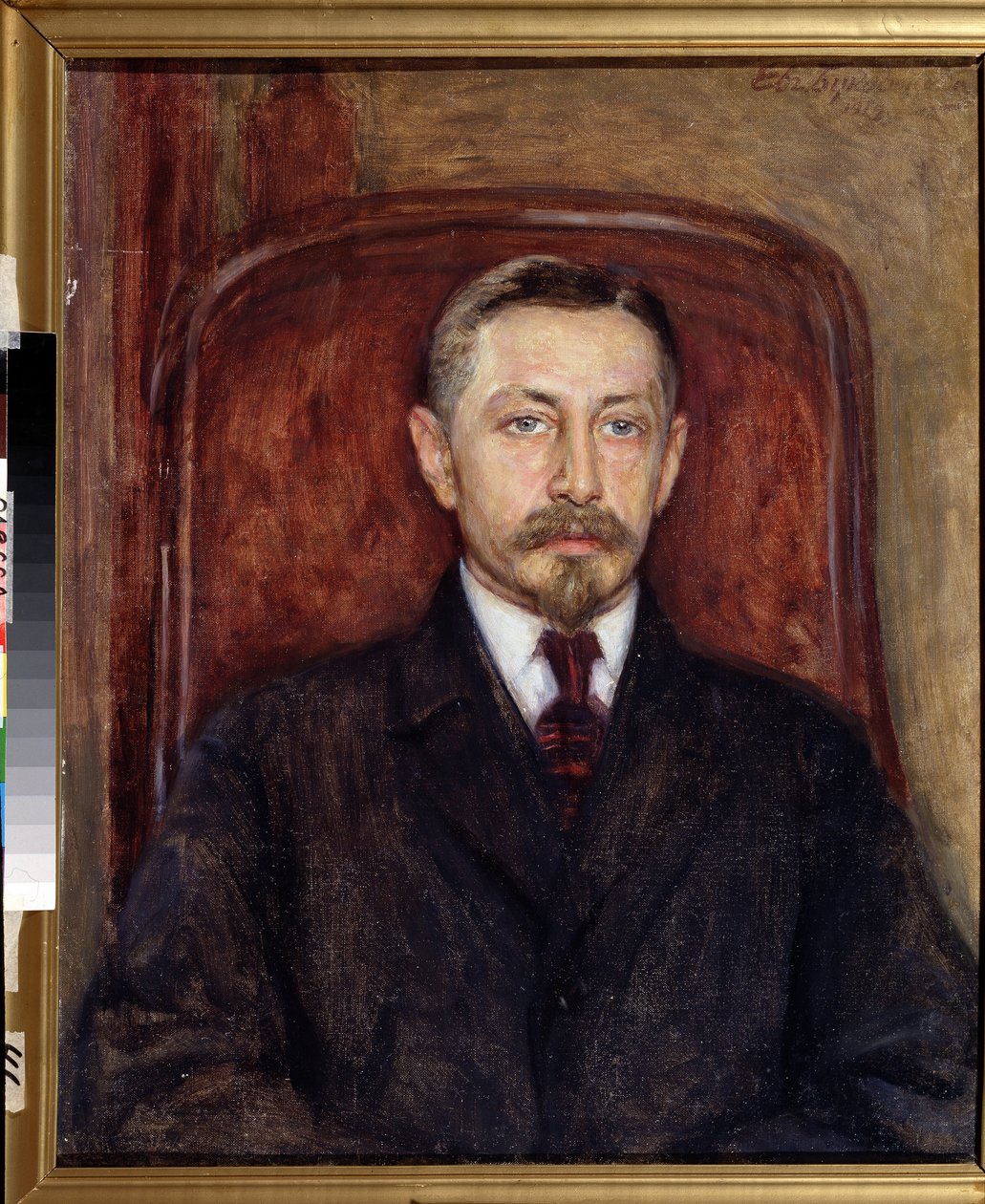 《作家伊万·A·布宁 (1870-1953) 的肖像》，叶夫根尼·约西福维奇·布科韦茨基 (1866-1948) 绘画，1919 年，敖德萨国家艺术博物馆 作者 叶夫根尼·伊奥西波维奇·布科维茨基