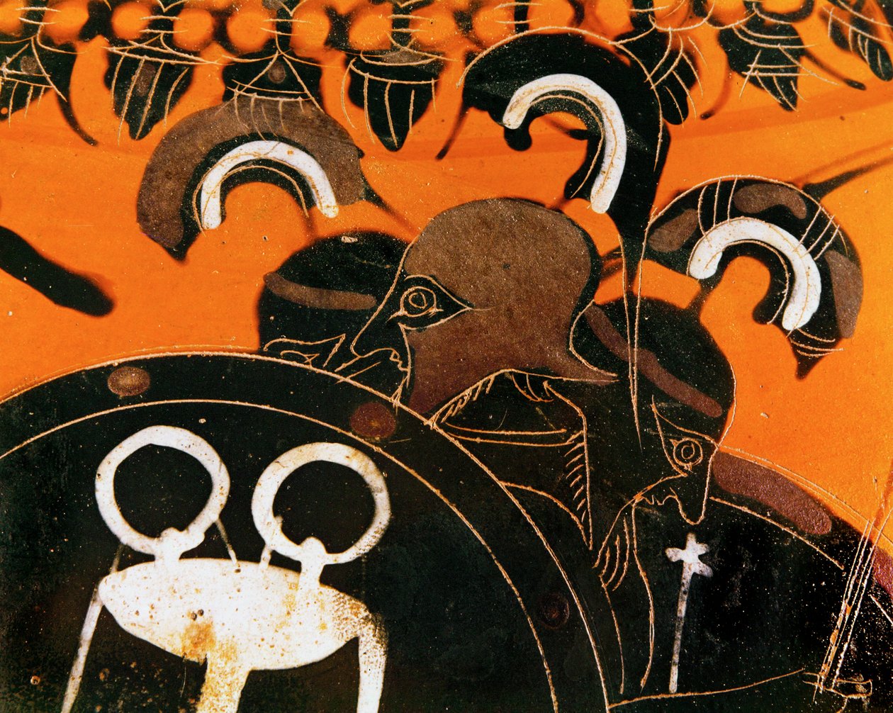 赫拉克勒斯偷了三头巨人吉里昂的牛 ... 作者 Exekias Exekias