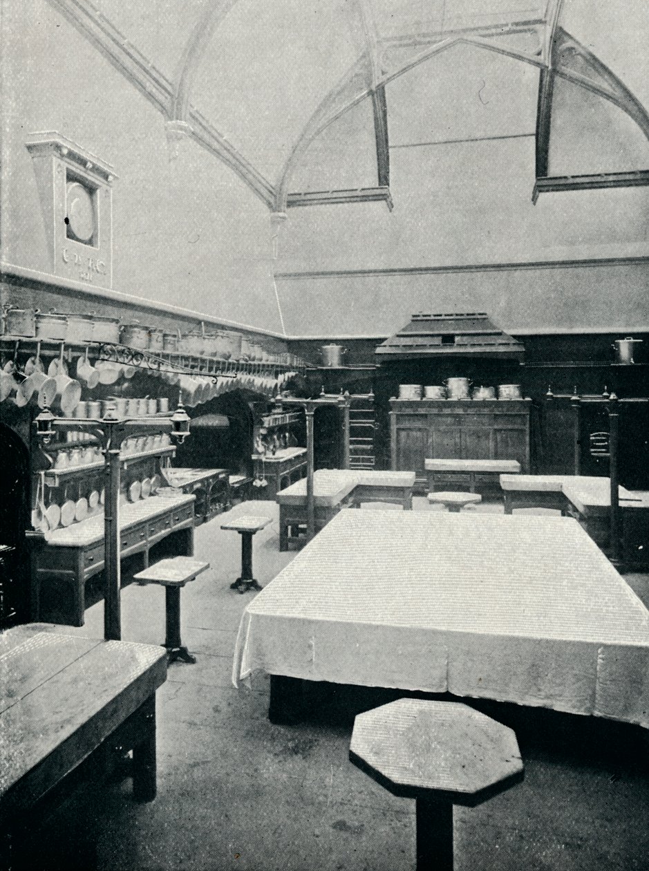 温莎城堡的皇家厨房，c1899，1901年 作者 艾尔（Eyre）和Spottiswoode