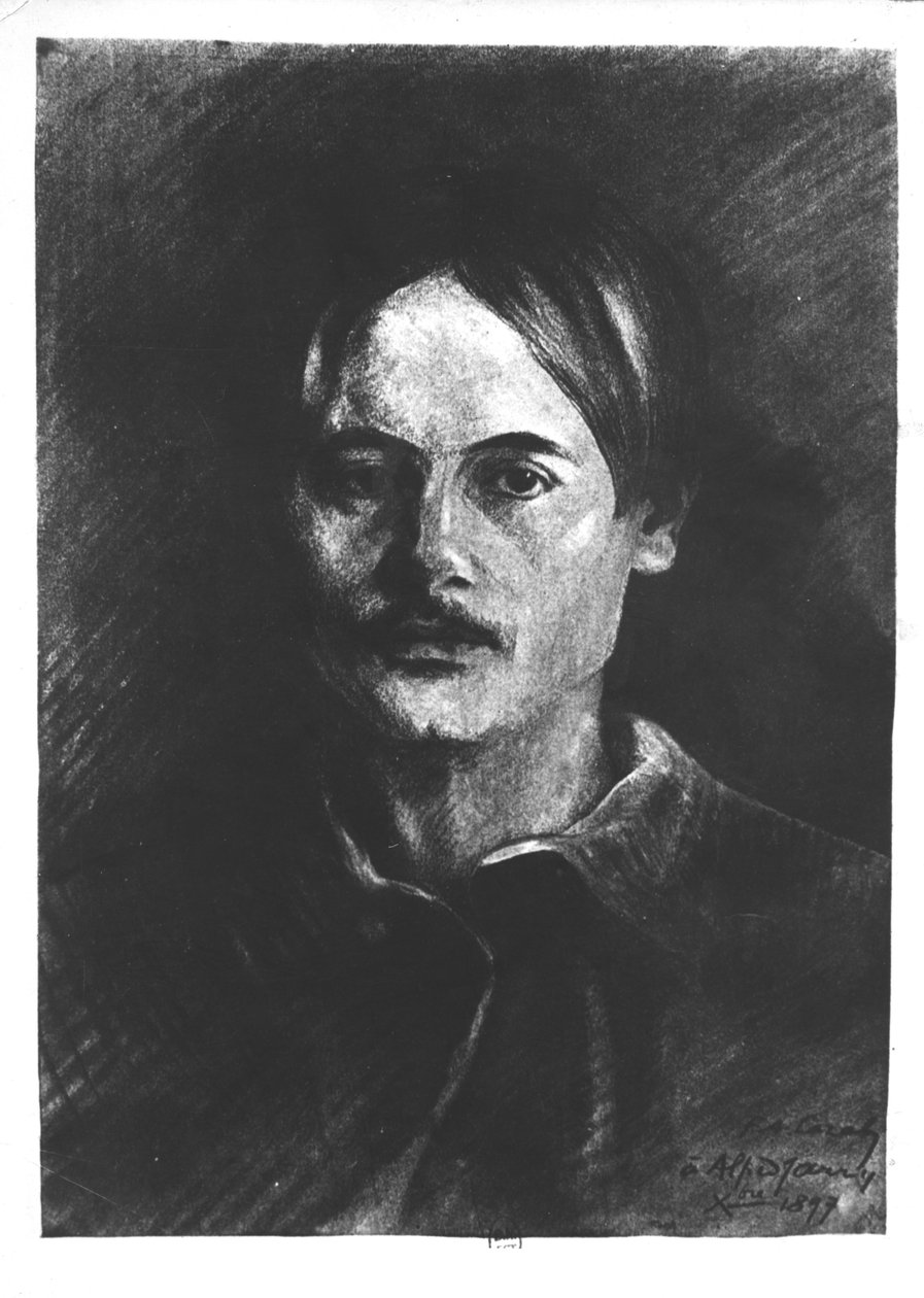阿尔弗雷德·贾里的肖像（1873-1907）1899年 作者 足协