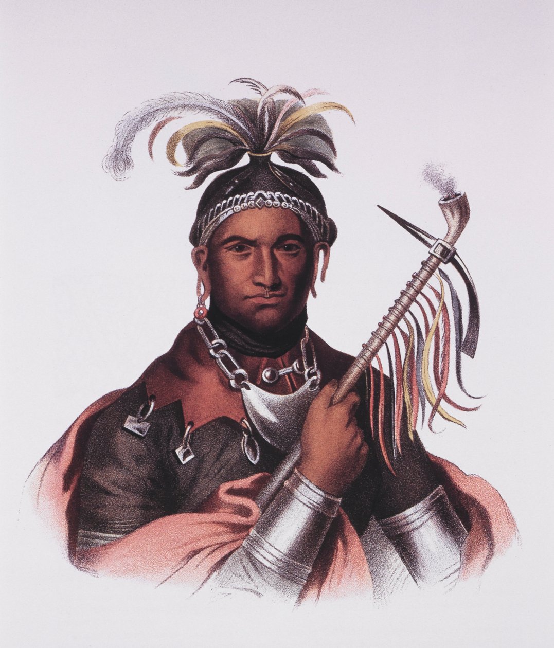 John Abeel Cornplanter 美国原住民（石版画） 作者 巴托利