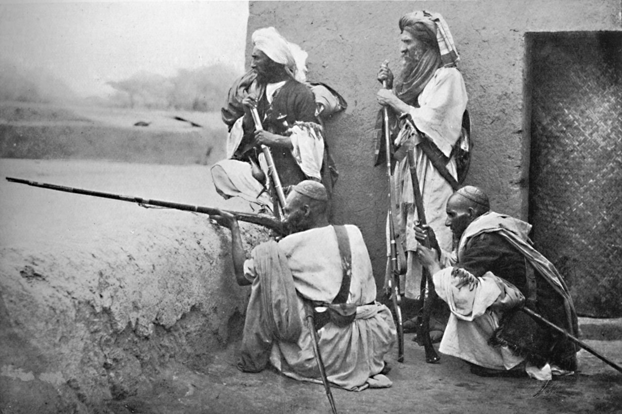 阿法里迪斯（Afridis）在战线上，1902年 作者 布雷姆纳