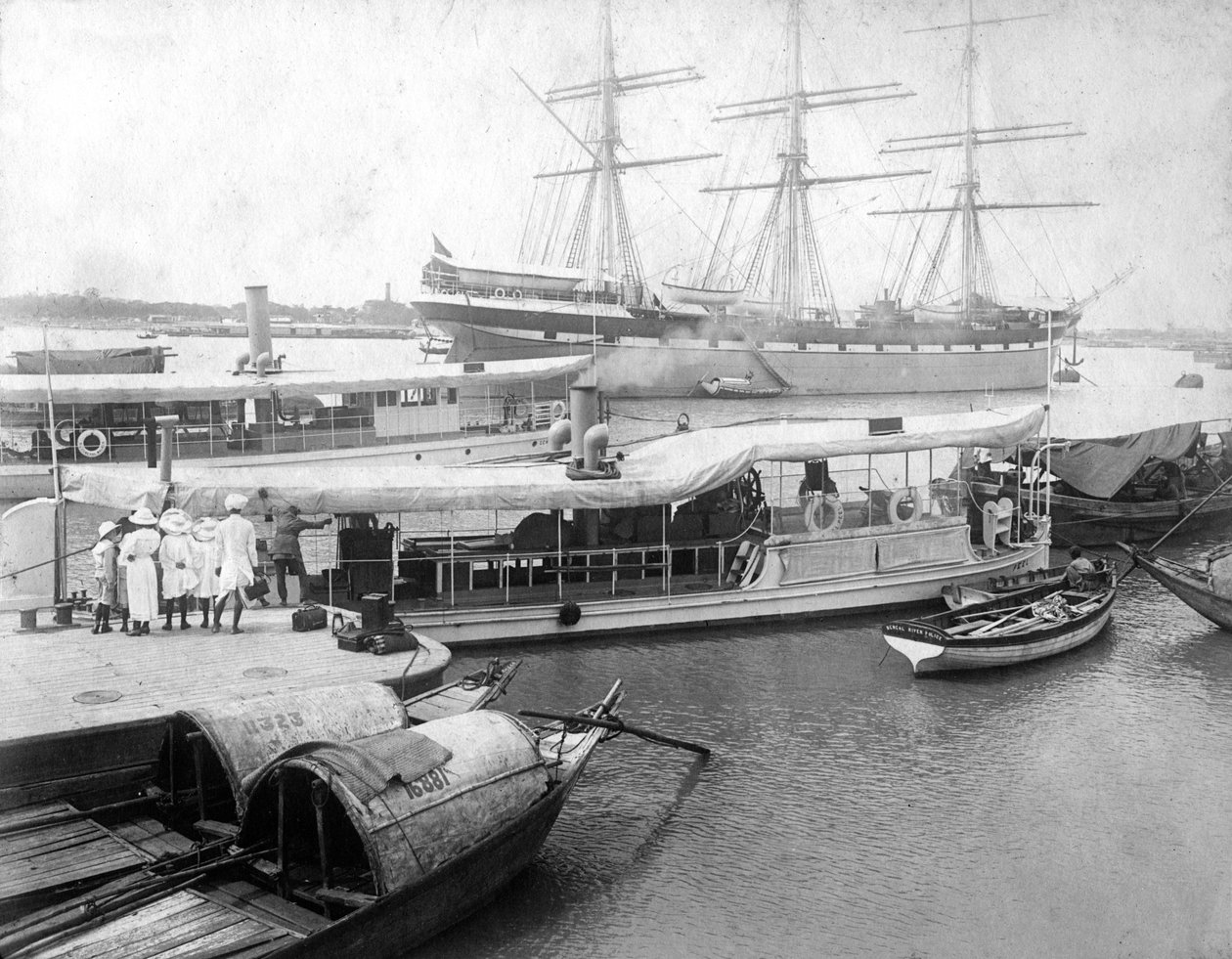 1905-1906年，印度孟加拉河。 作者 彼得斯